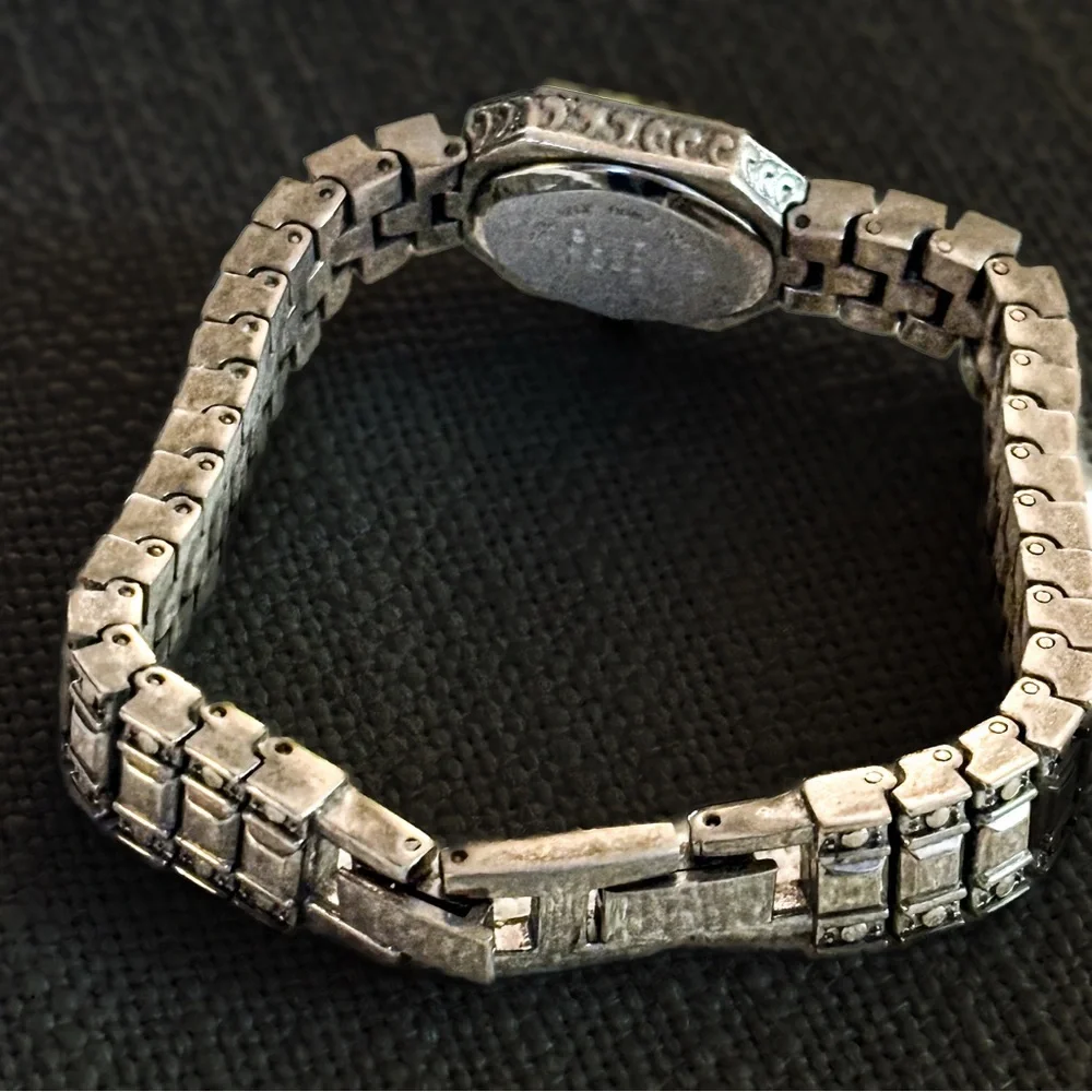 Vintage Vivani Ladies Art Deco Style Quartz Watch | Crystal Bezel | Japan Movt